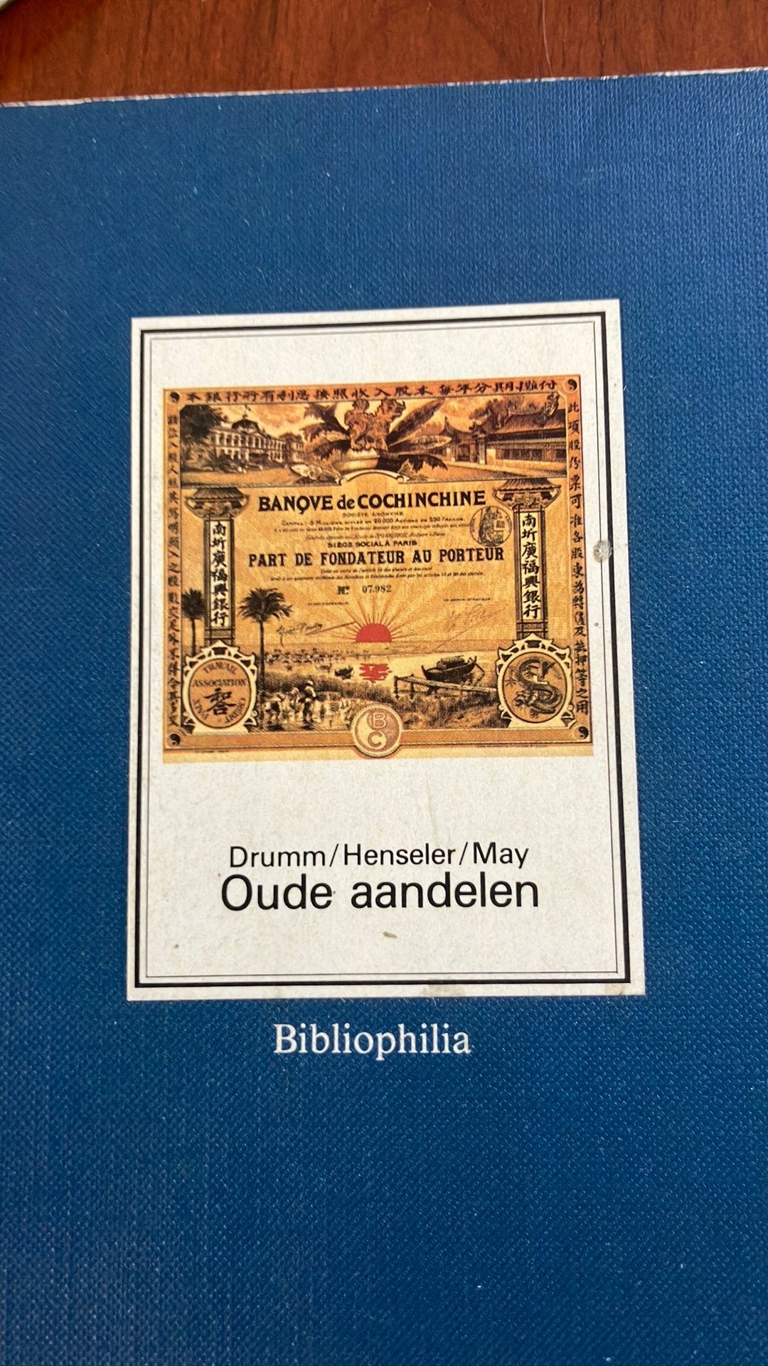 Oude aandelen  Drumm/Henseler/May, Boeken, Partijen en Verzamelingen, Ophalen of Verzenden, Gelezen