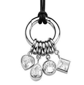 Hanger Ti Sento 925 zilver met bedels TiSento, Overige voorstellingen, Verzenden, Zo goed als nieuw, Zilver