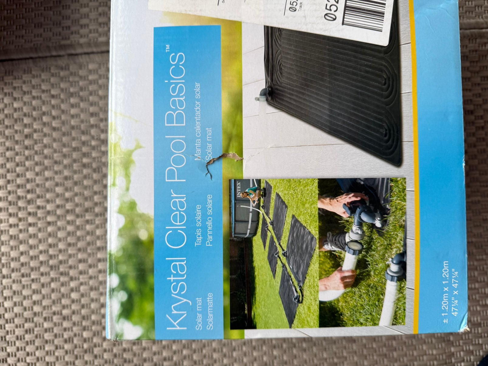 Intex verwarm mat, Tuin en Terras, Zwembad-toebehoren, Ophalen, Zo goed als nieuw