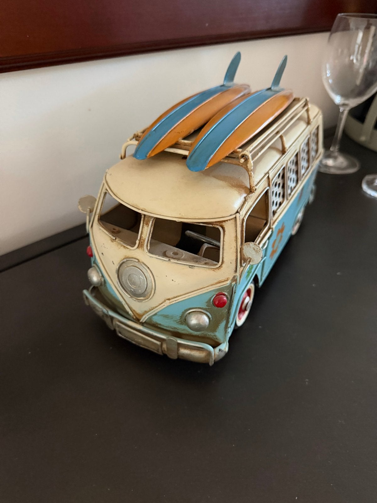 Vintage VW Bus Surf Decoratie Model, Ophalen of Verzenden, Zo goed als nieuw, Auto's