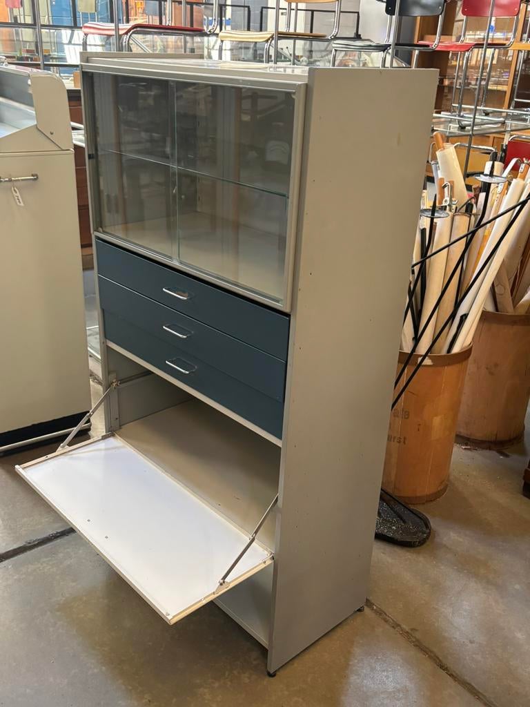 Gispen 5600 kast, Ophalen, Gebruikt, 100 tot 150 cm, 50 tot 100 cm