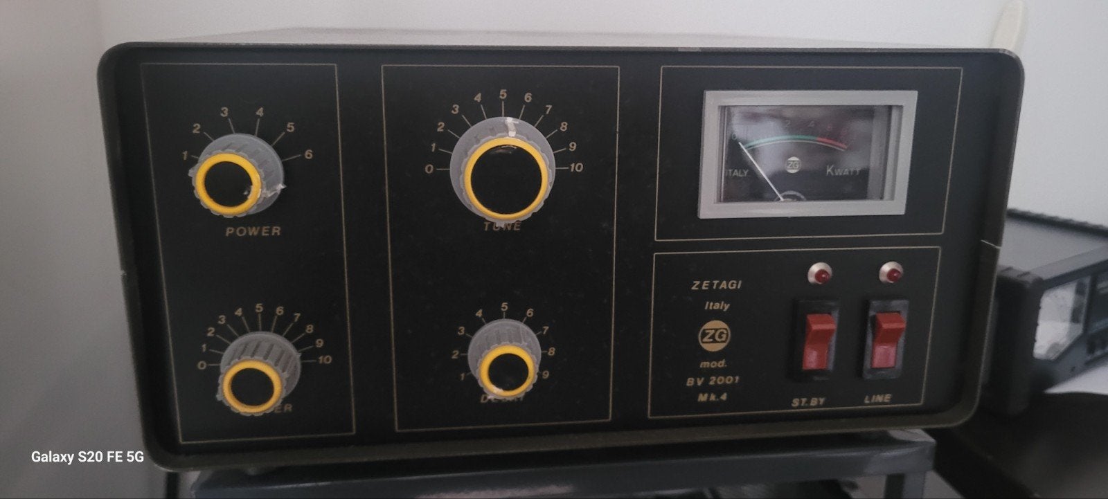 lineair amplifier zetagi 2001mk4, Telecommunicatie, Ophalen, Gebruikt