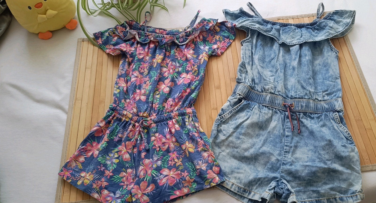 Zomerse  Playsuits katoen 2 voor €8,- 🩷, Ophalen of Verzenden, Zo goed als nieuw, Meisje, Setje
