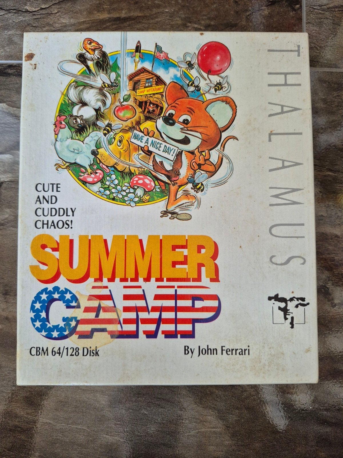 Summer Camp CBM 64/128 Disk - Thalamus, Ophalen of Verzenden