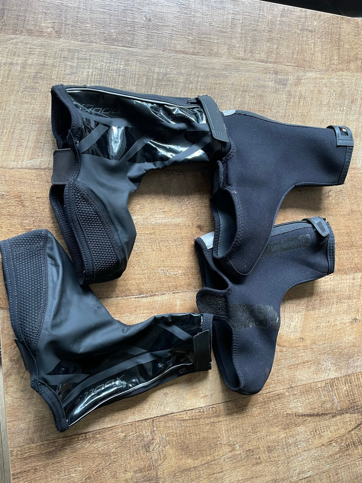 2 sets overschoenen (Shimano & BBB) maat S (37/38), Ophalen of Verzenden, Zo goed als nieuw