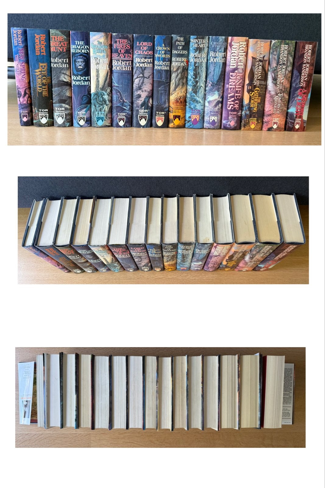 Robert Jordan Wheel of Time -Complete set (Tor, HC), Boeken, Ophalen, Gelezen