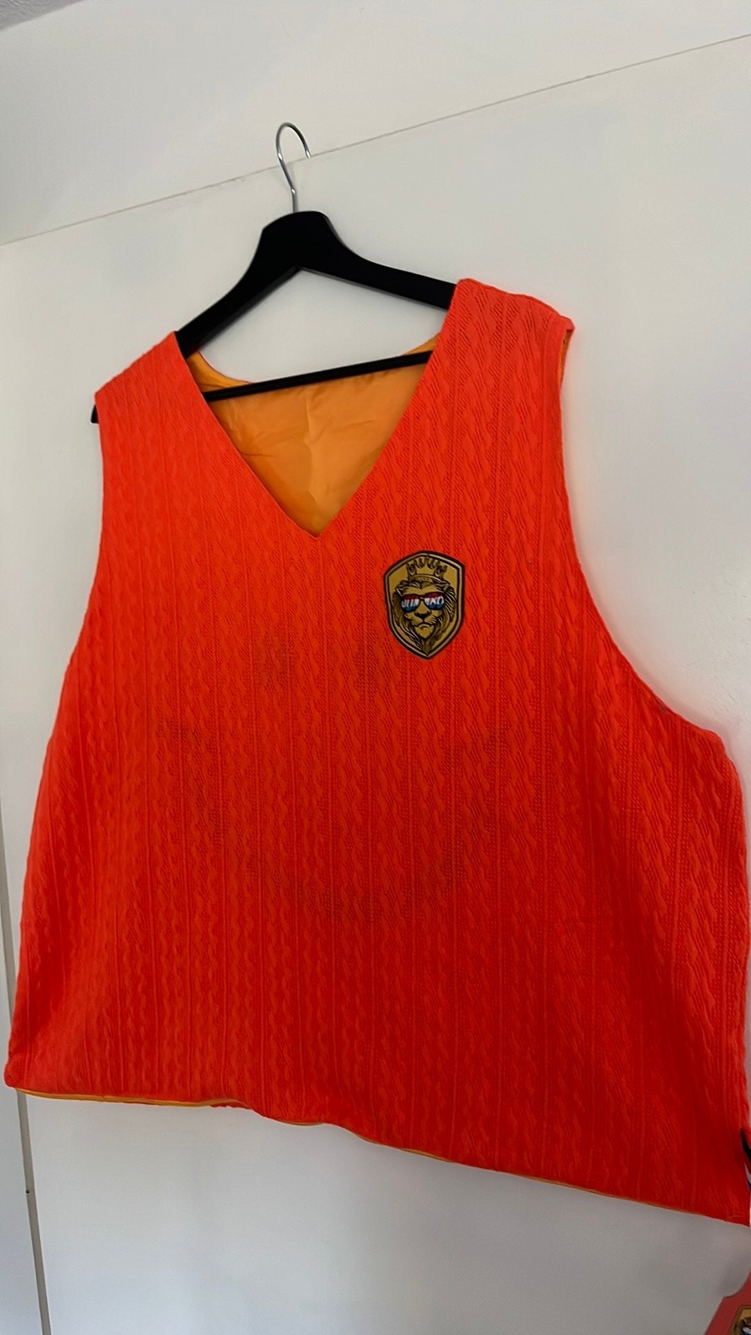 Oranje shirt / jumbo tas, Ophalen, Zo goed als nieuw