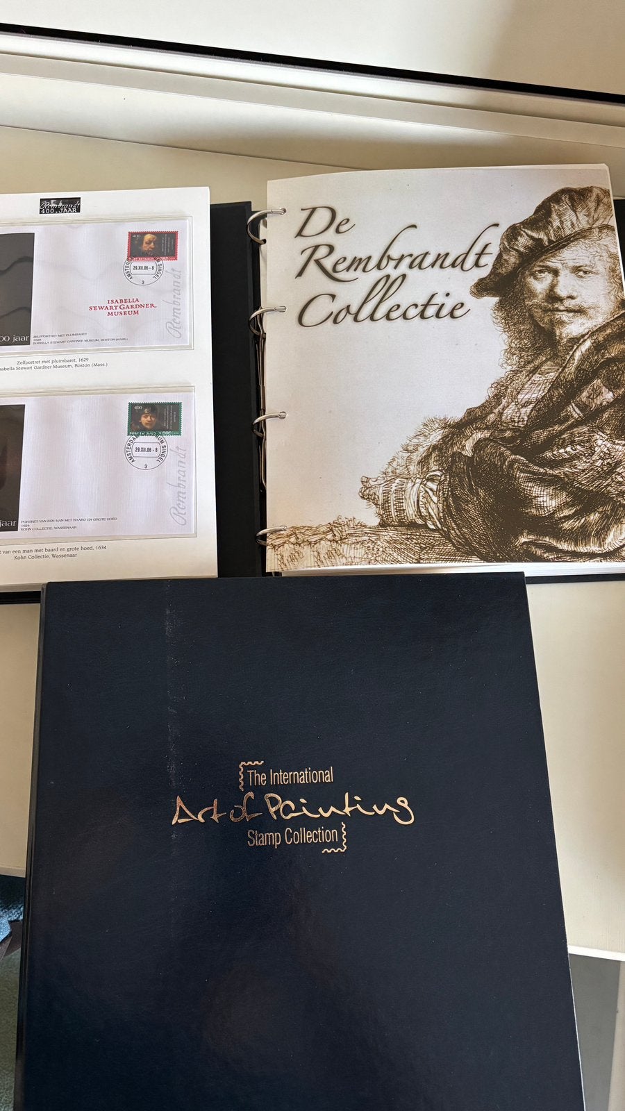 Eerstedagenveloppen 3 mappen Rembrandt collectie, Ophalen of Verzenden, Nederland