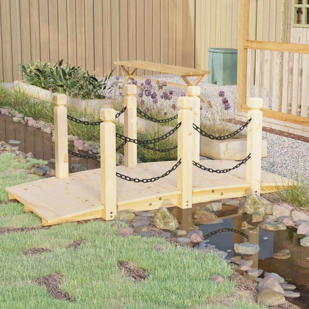 Tuinbrug houten brug vijverbrug bruggetje GRATIS BEZORGD!, Verzenden, Nieuw, Nvt, Nvt