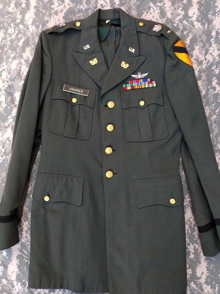 US Army green jas Vietnam periode, Ophalen of Verzenden, Landmacht, Amerika, Kleding of Schoenen