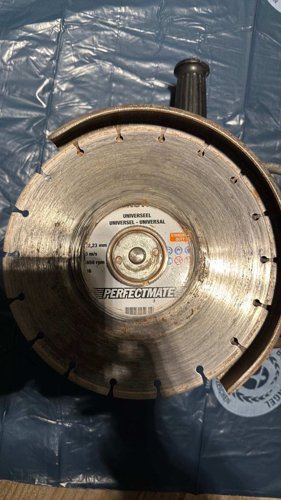 Grote flex met diamant blad, Ophalen, Zo goed als nieuw