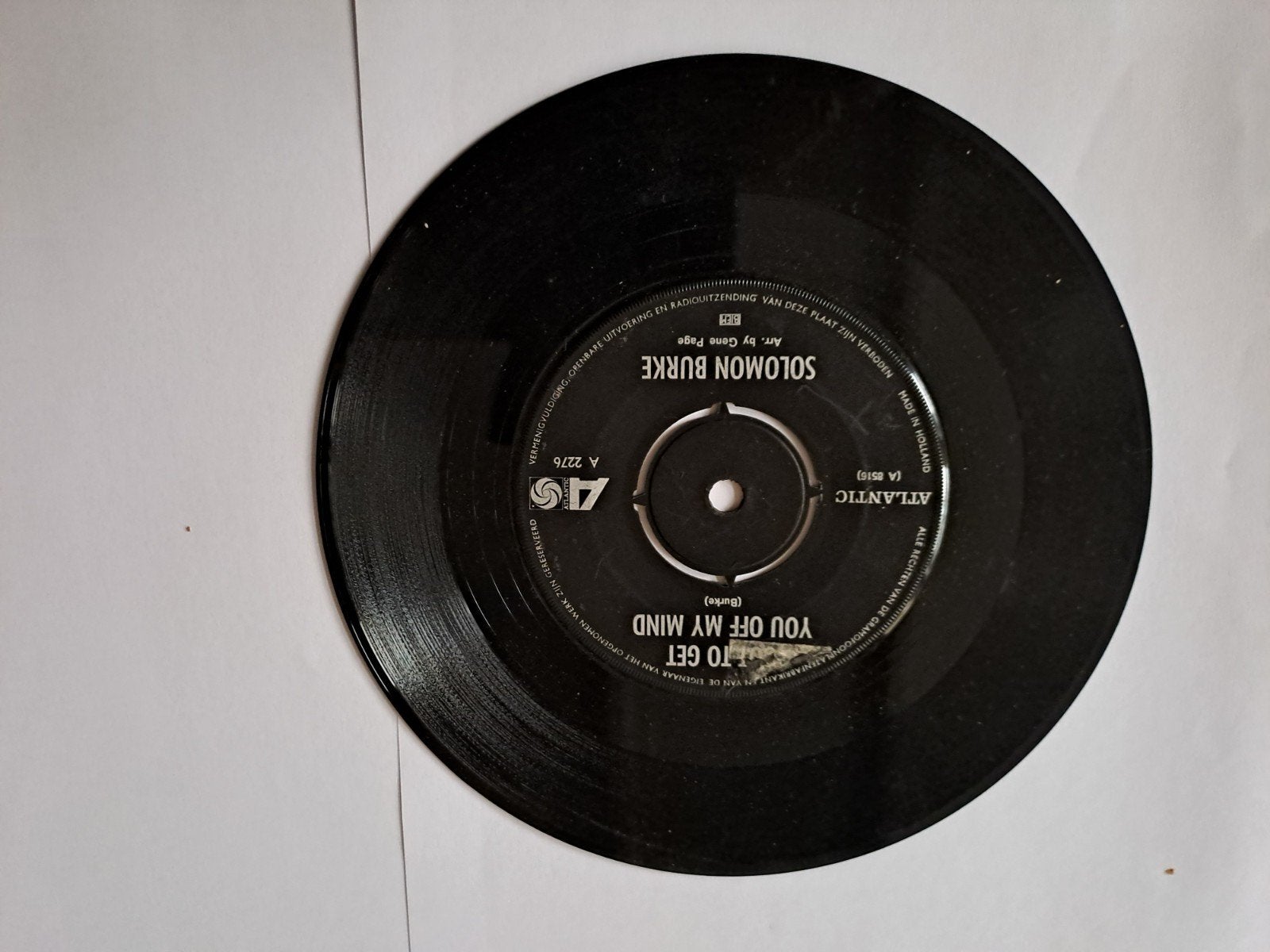 Solomon Burke - You Off My Mind / Peepin' (Vinyl Single), Gebruikt, 7 inch, Ophalen of Verzenden, EP