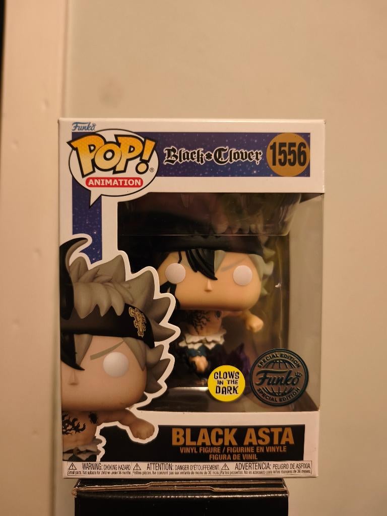 Black Asta funko Black Clover 1556, Ophalen of Verzenden, Zo goed als nieuw