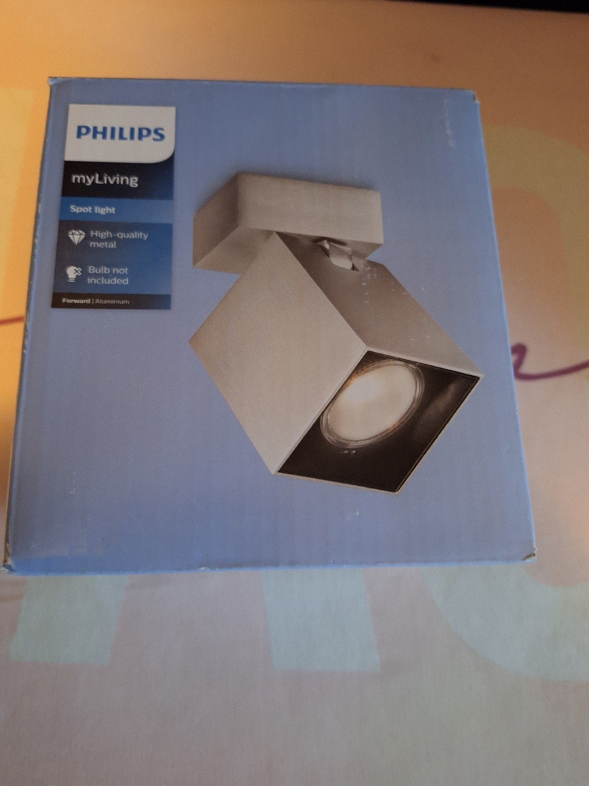 Philips myLiving Spot Light - Aluminium GU10 LED, Verstelbaar, GU10, Opbouwspot, Ophalen of Verzenden