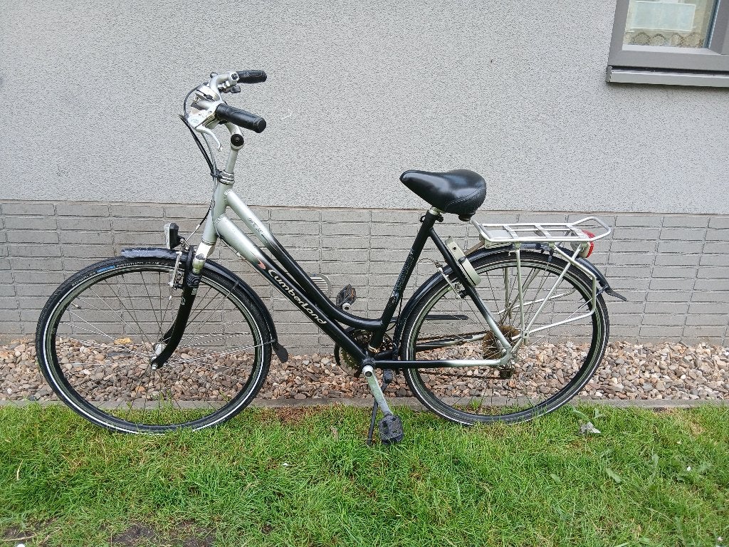Prachtige damesfiets 28Inch CUMBERLAND GTX zwart/grijs, Fietsen en Brommers, Fietsen | Dames | Damesfietsen, Velgrem, Versnellingen