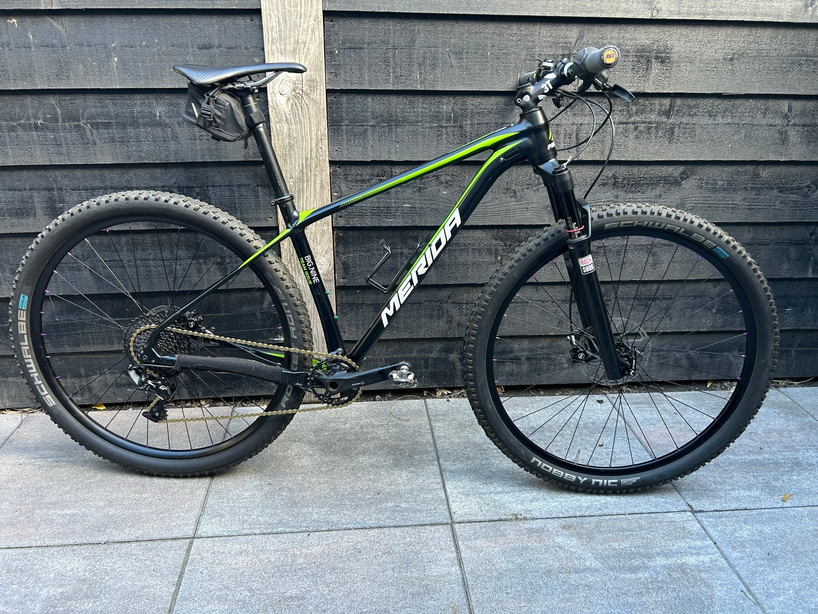 Merida Big Nine Team Issue, Ophalen, Hardtail, Zo goed als nieuw, Schijfrem