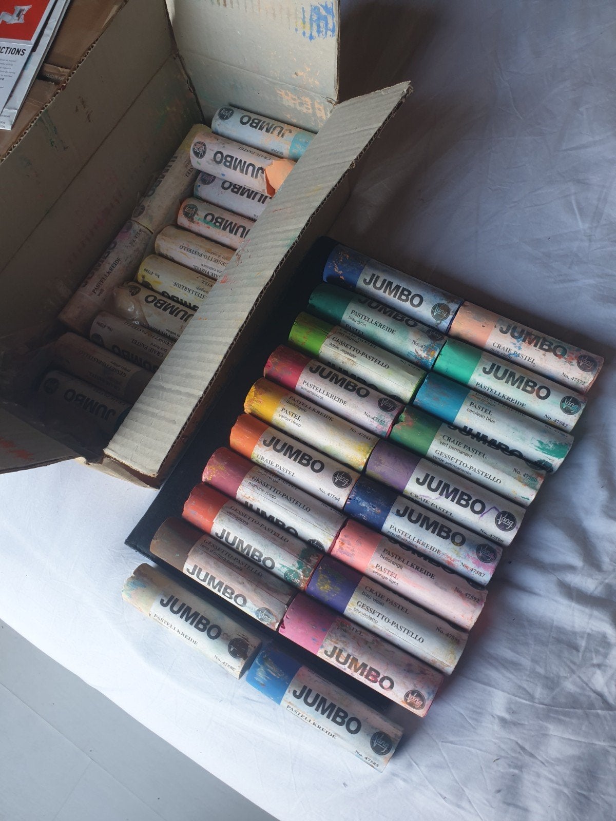 VANG Jumbo pastelkrijt 33 stuks nieuw, Hobby en Vrije tijd, Tekenen, Ophalen of Verzenden, Nieuw, Potlood of Stift
