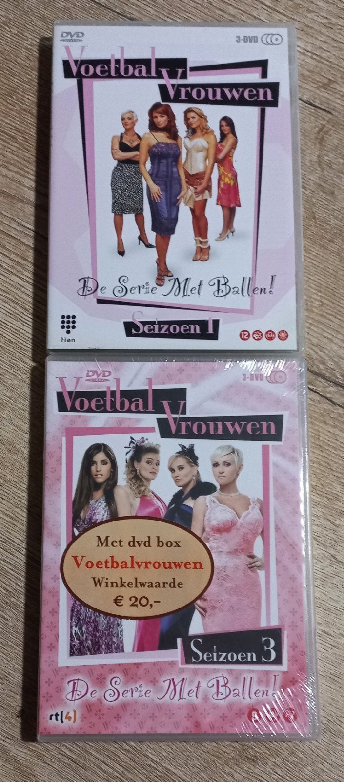Voetbalvrouwen Seizoen 1 & 3 DVD - De Serie Met Ballen!, Nederlands, Drama, Inclusief doosje, Seizoen 1