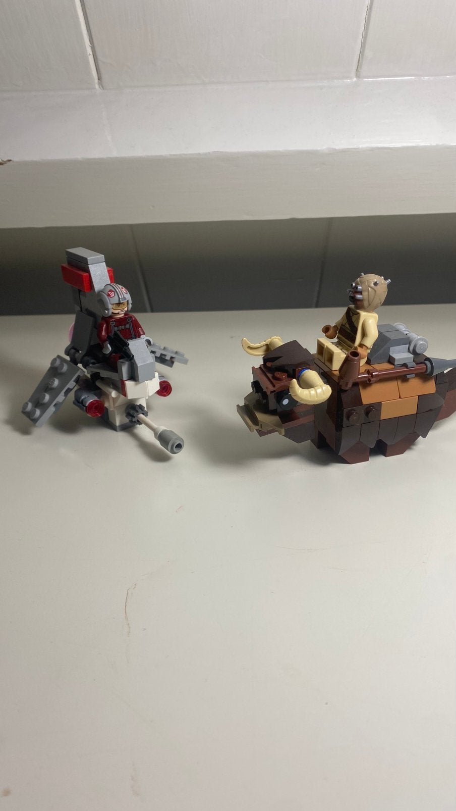 LEGO Star Wars T-16 Skyhopper vs. Bantha, Ophalen of Verzenden, Zo goed als nieuw