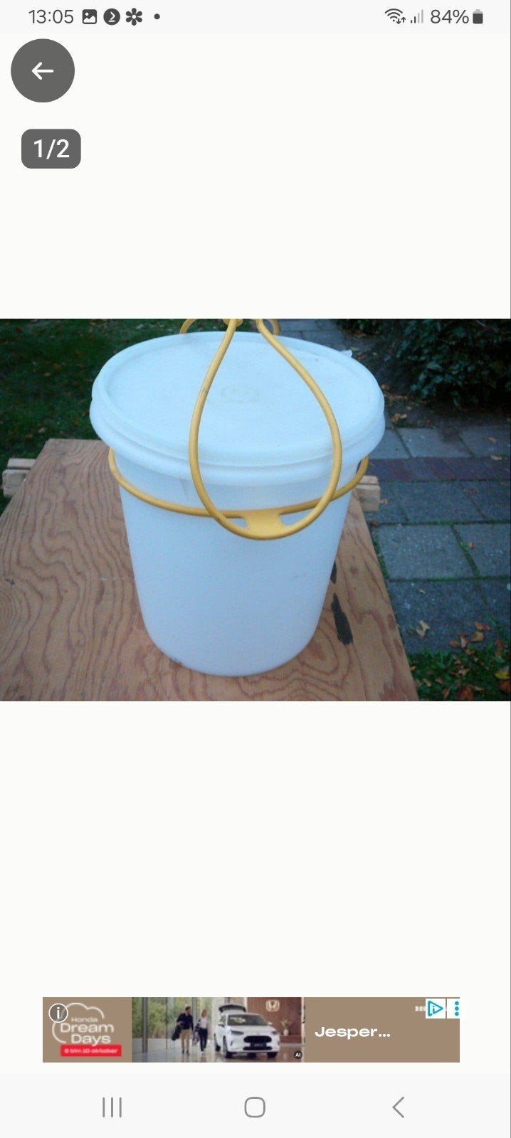 Tuperware wasemmer, Huis en Inrichting, Ophalen of Verzenden, Gebruikt, Kunststof, Met deksel