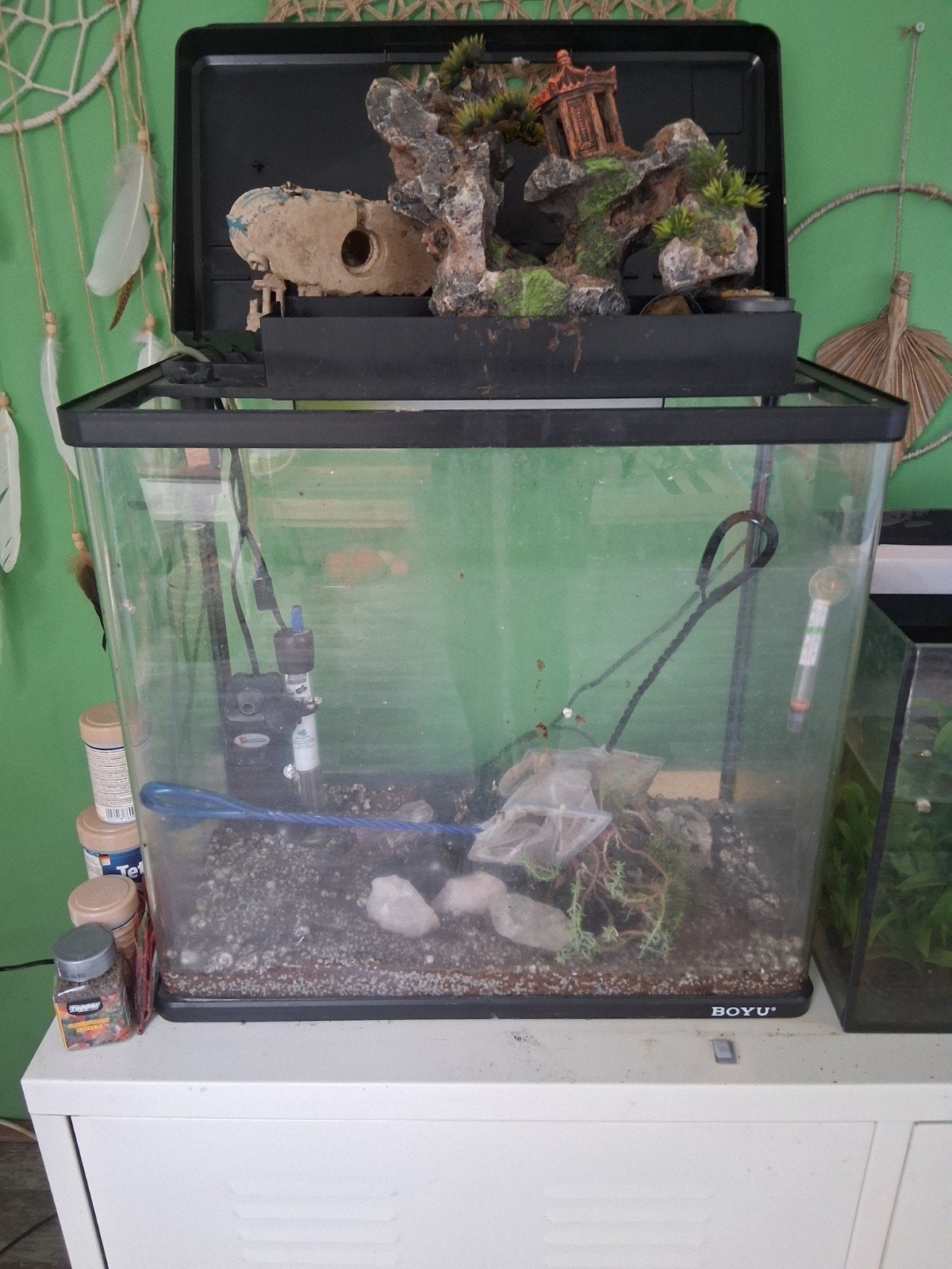 Aquarium inclusief toebehoren, Dieren en Toebehoren, Vissen | Aquaria en Toebehoren, Leeg aquarium, Ophalen