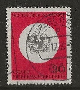 Duitsland 303, unicef, Verzenden, BRD, Gestempeld