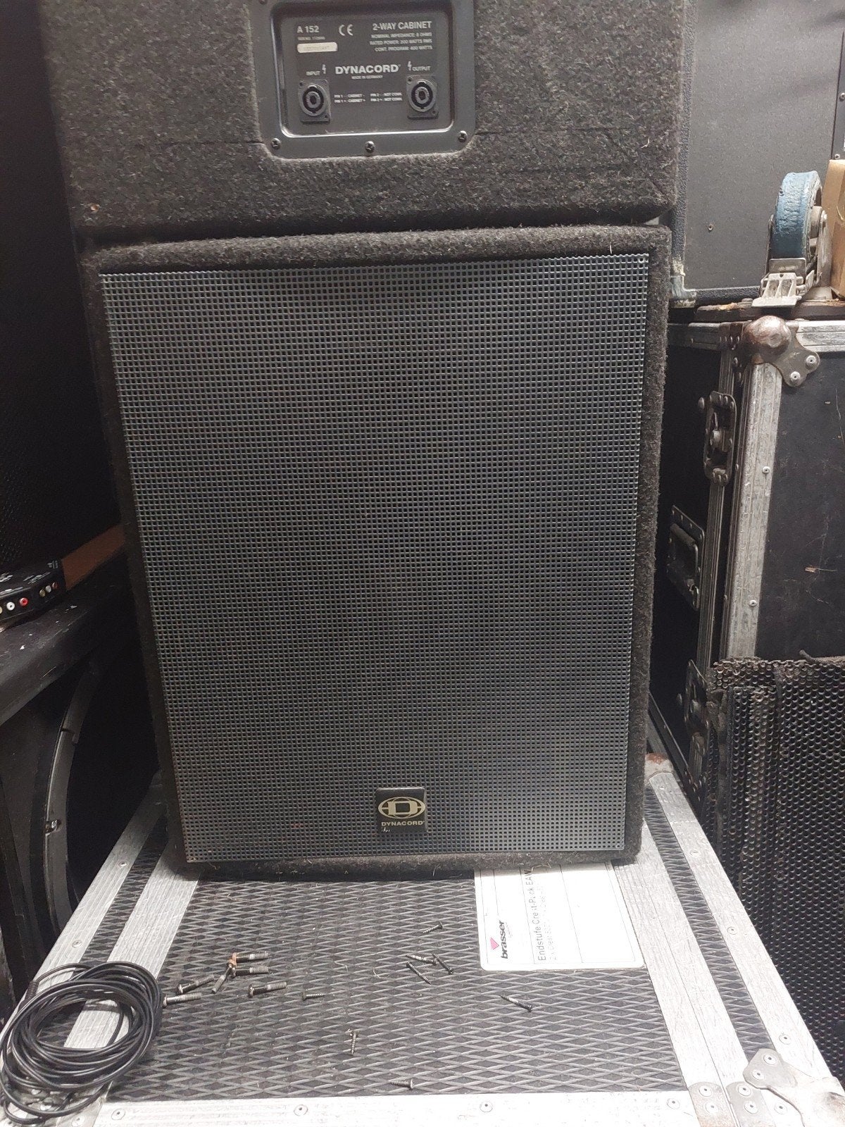 Dynacord A 152 2-weg luidspreker - 200W RMS, Audio, Tv en Foto, Vloerstaande luidspreker, Gebruikt, Ophalen of Verzenden, 150 watt of meer