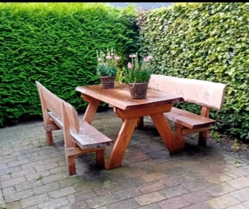 Douglas tuinset, Ophalen, Zo goed als nieuw, Hout