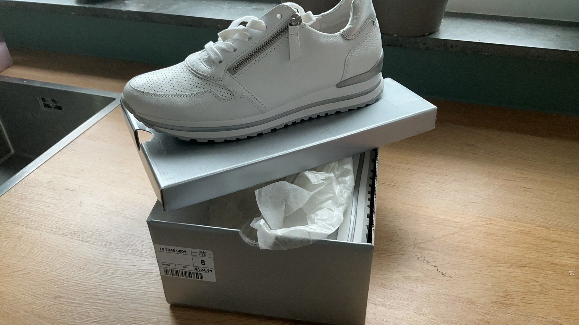Nieuwe witte Gabor dames sneakers maat 42, Kleding | Dames, Wit, Gabor, Nieuw, Ophalen of Verzenden