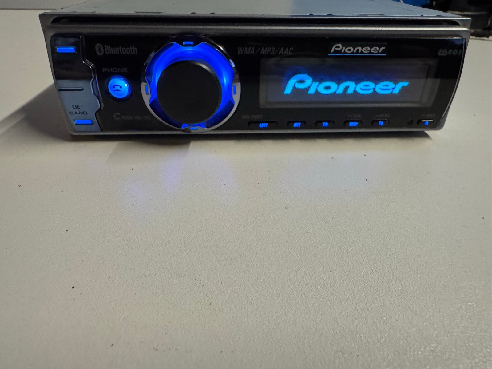 Pioneer DEH-P85BT Autoradio met Bluetooth animatie dolfijn, Ophalen of Verzenden, Zo goed als nieuw