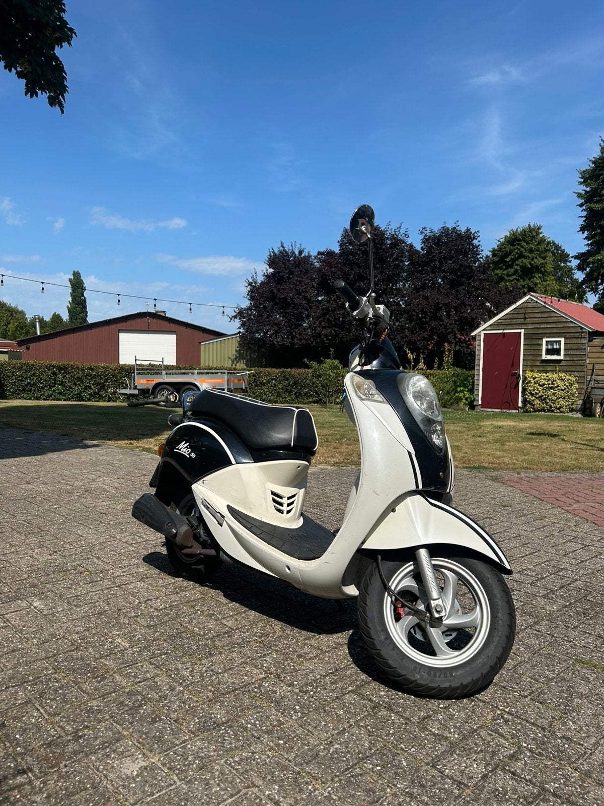Sym mio 50, Fietsen en Brommers, Scooters | SYM, Gebruikt, Benzine, Maximaal 25 km/u, Ophalen