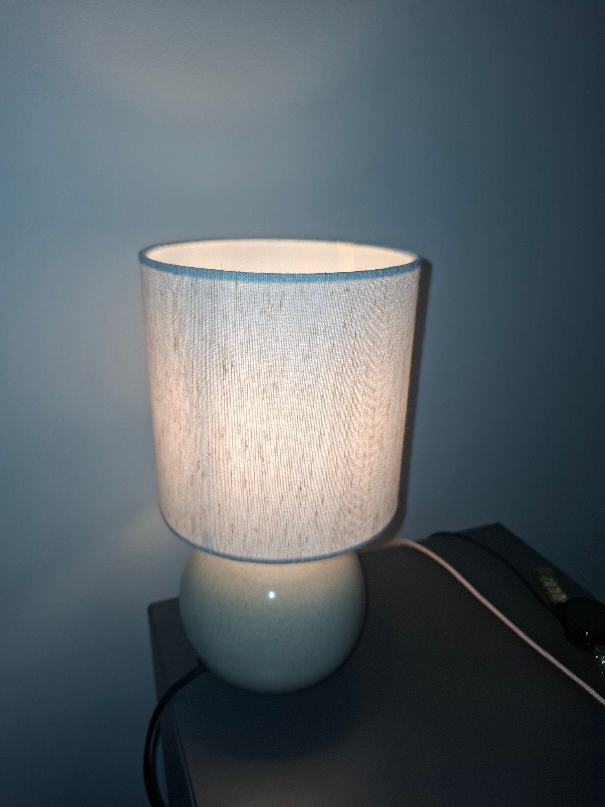 Beige tafellamp, Beige, Ophalen, Zo goed als nieuw