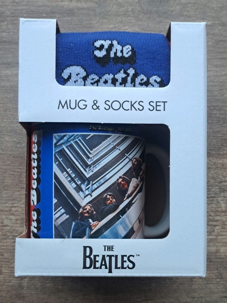 The Beatles giftset met mok en sokken, Verzamelen, Ophalen of Verzenden, Nieuw, Overige typen