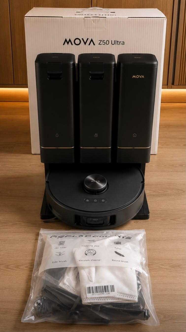 MOVA Z50 Ultra Robotstofzuiger met Dweilfunctie, Overige merken, Ophalen of Verzenden, Zo goed als nieuw, Robotstofzuiger