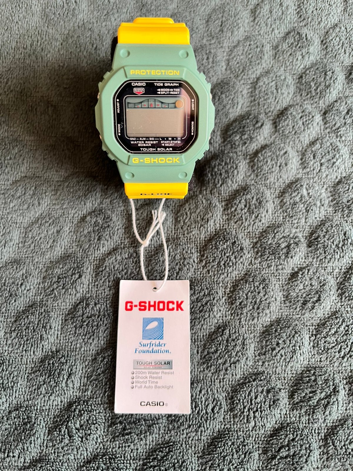 Casio G-Shock G-Lite Surfrider Foundation Edition, nieuw, Sieraden, Tassen en Uiterlijk, Casio, Kunststof, Polshorloge, Nieuw