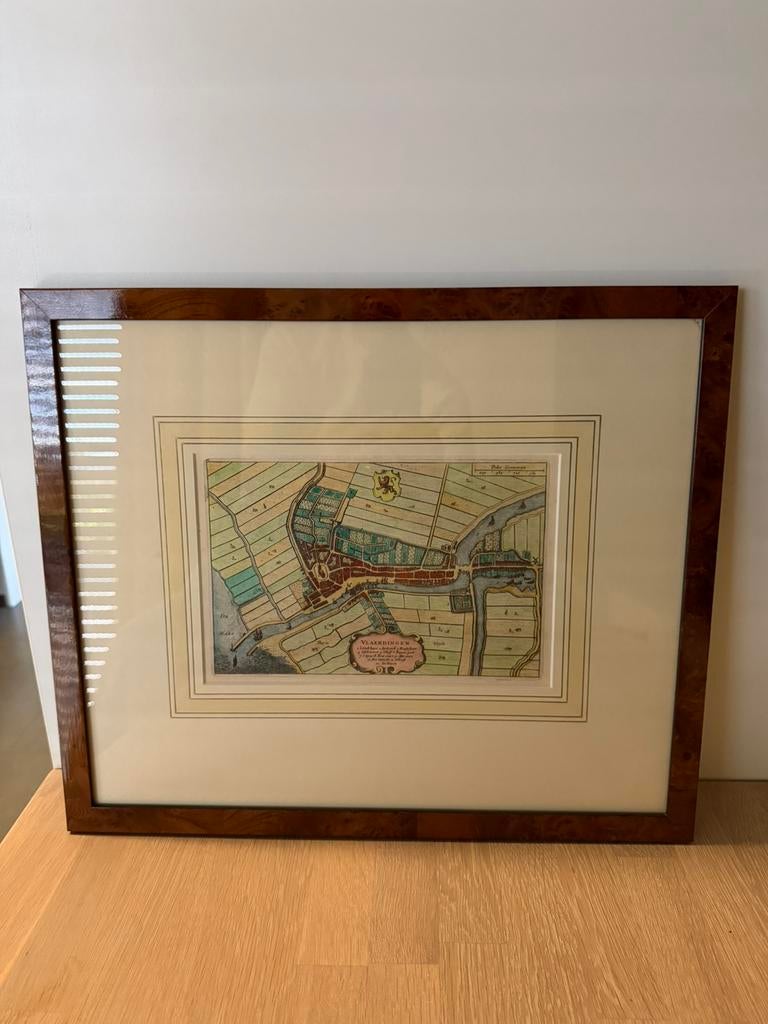 Oude tekening van Vlaerdingen, Antiek en Kunst, Ophalen