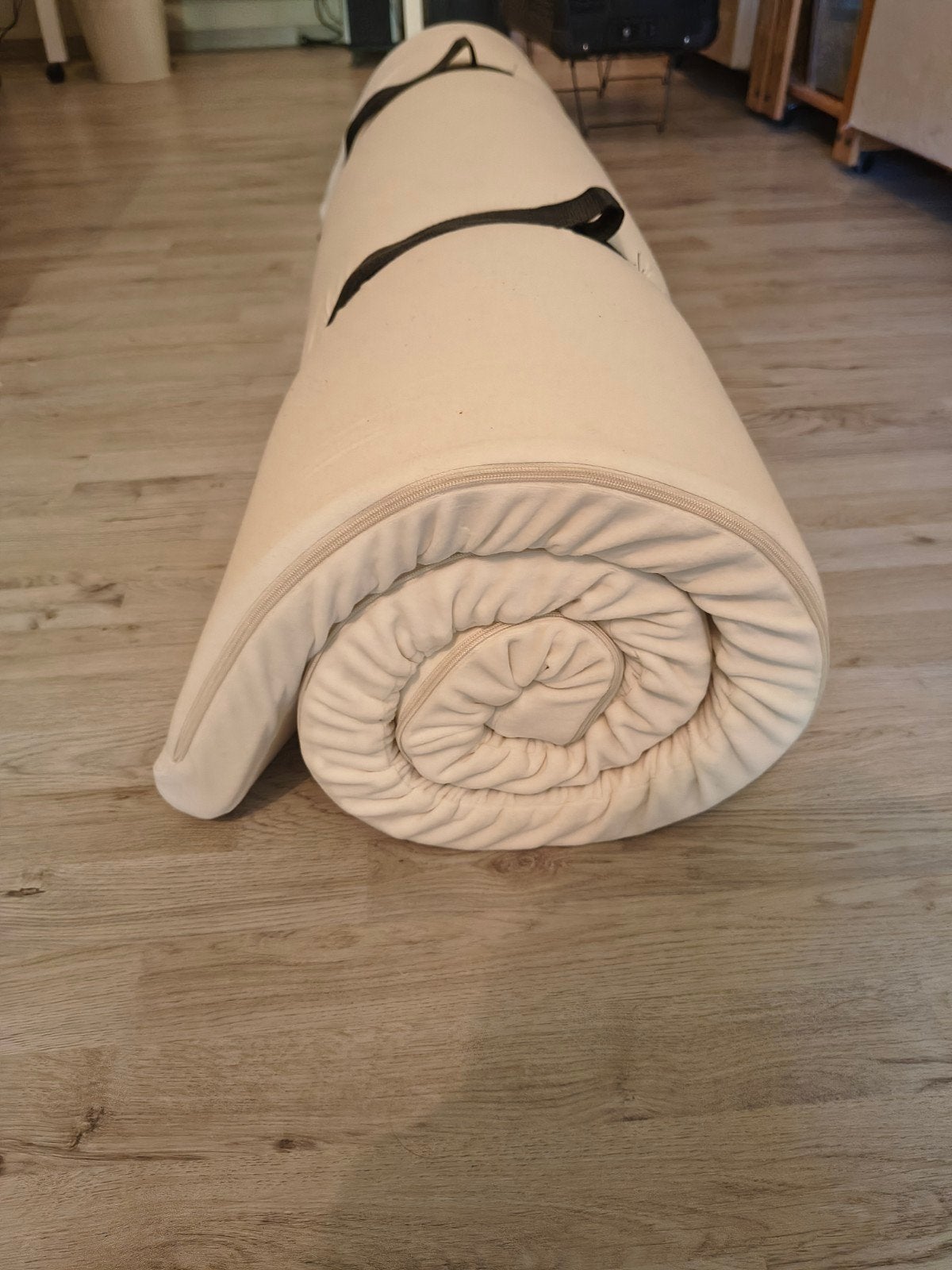 topdekmatras, Ophalen, Tweepersoons, Hout, 140 cm