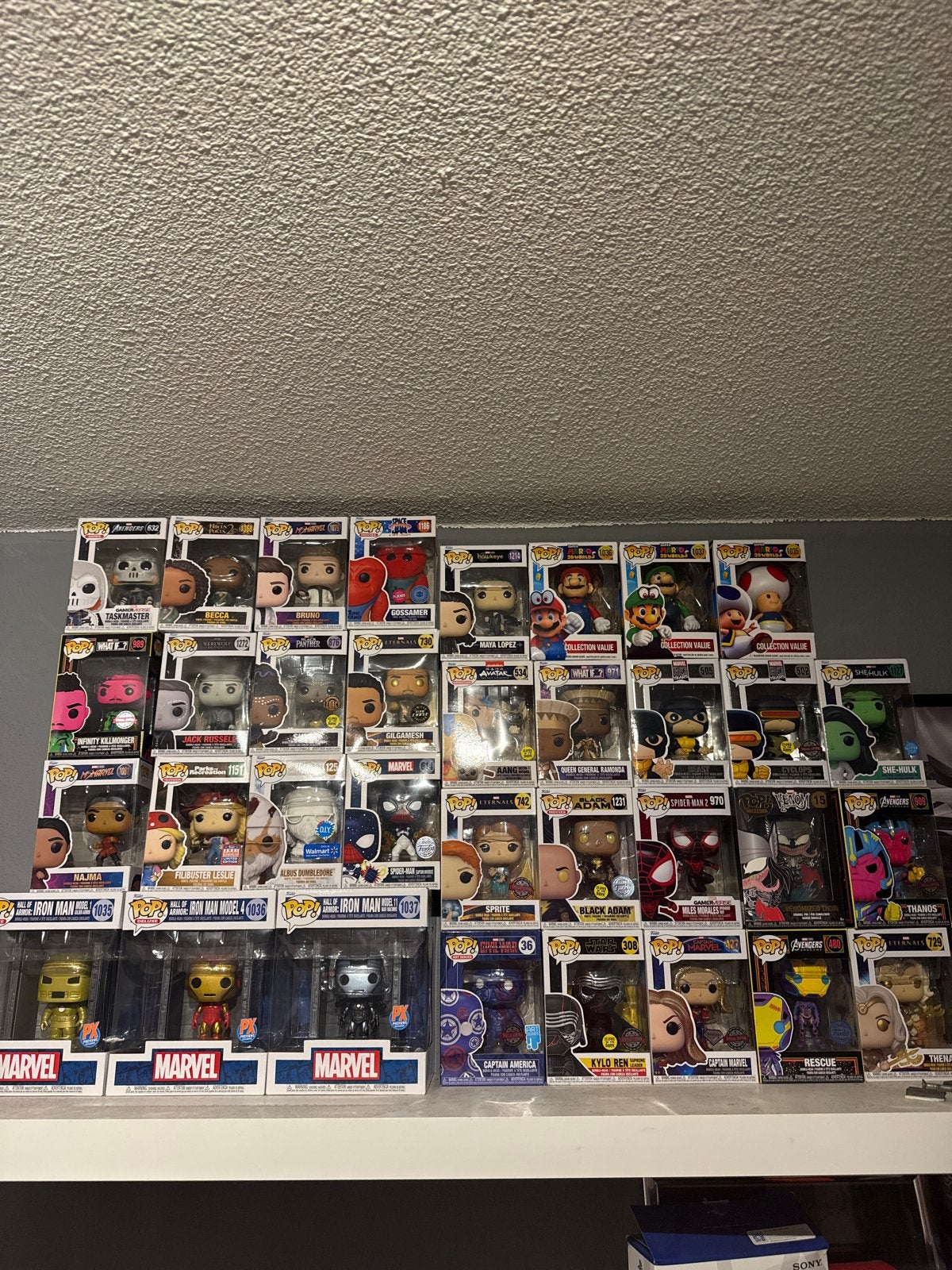 Diverse Funko Pop! verzameling - Marvel, Disney, Mario, Ophalen, Zo goed als nieuw