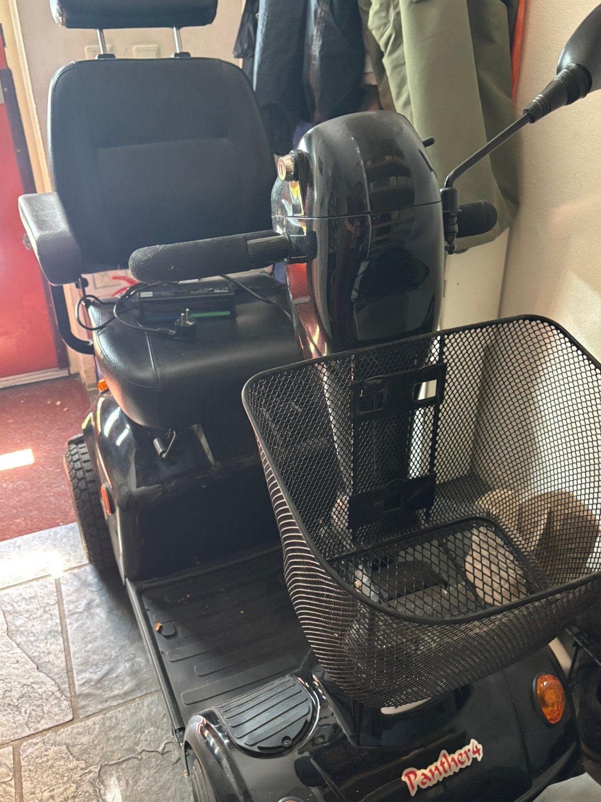 Scootmobiel panther 4 te koop, Ophalen, Zo goed als nieuw, Mango, 16 km/u of meer