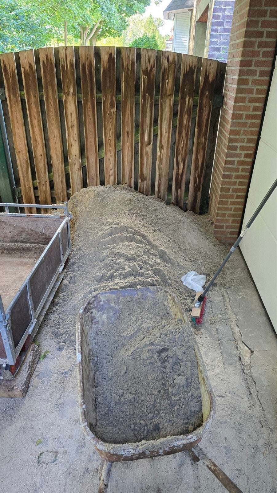 +/- 1m3 Zand - Ideaal voor diverse klussen, Ophalen, Gebruikt, Ophoogzand