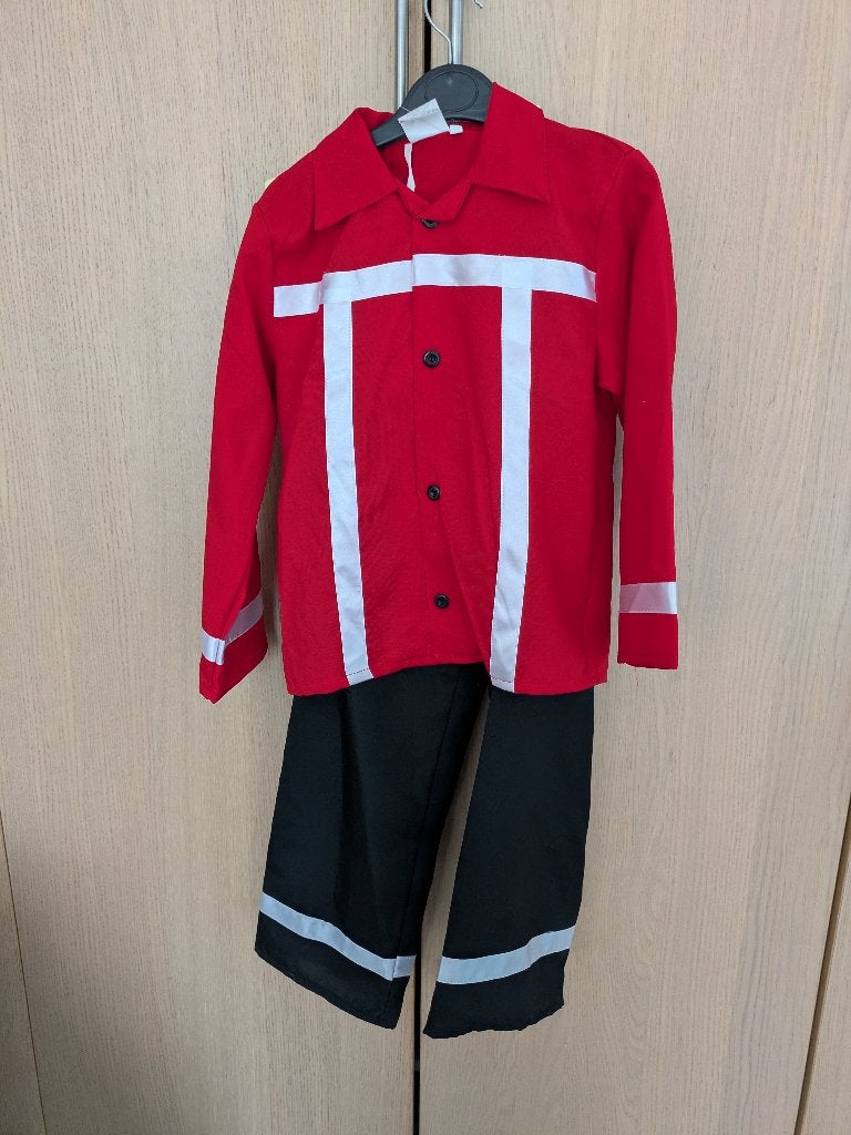 Verkleedkleding brandweer, Ophalen of Verzenden, Zo goed als nieuw, 122 t/m 128, Jongen of Meisje