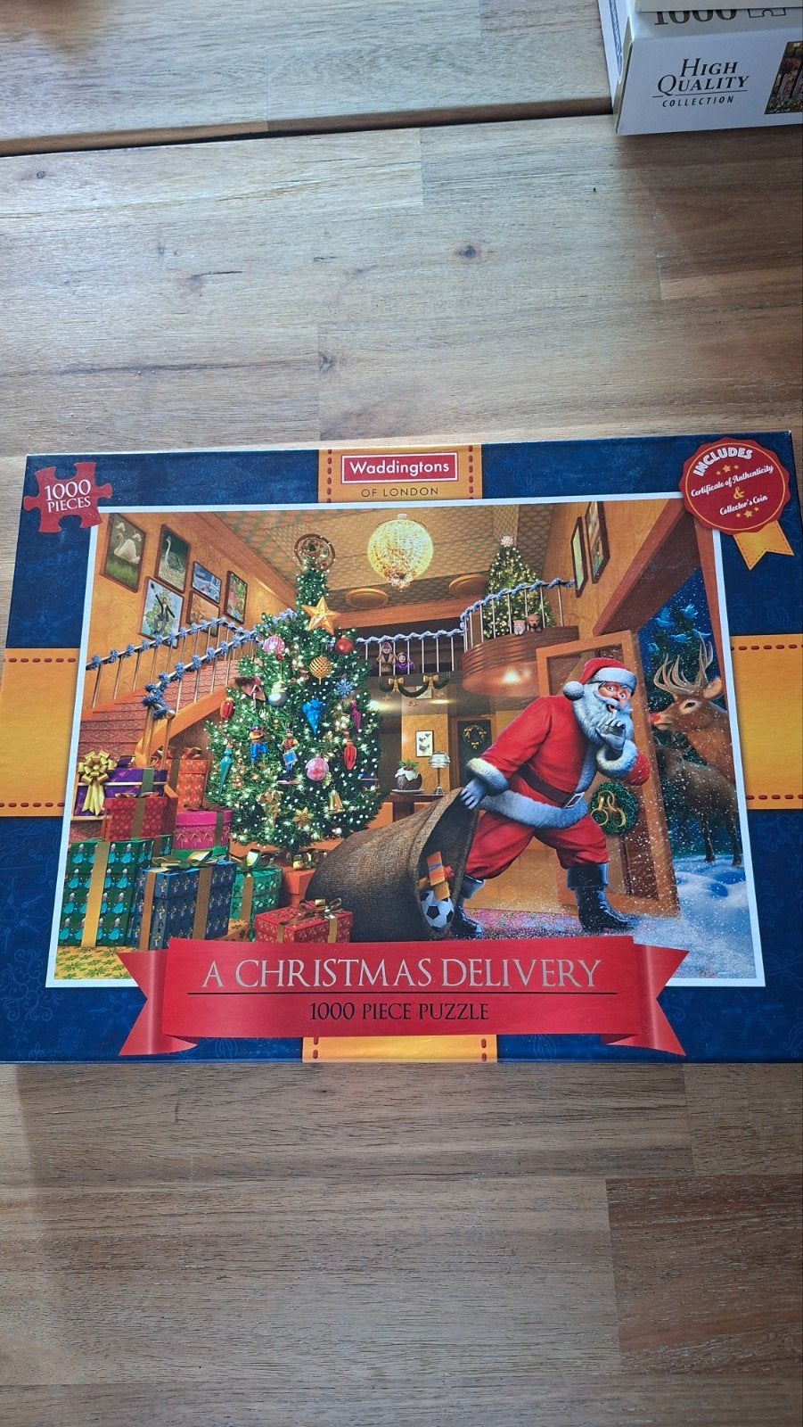Waddingtons Kerstpuzzel - A Christmas Delivery, Ophalen of Verzenden, Gebruikt
