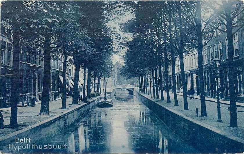 300-429-029 Delft Hypolitusbuurt, Verzamelen, Ophalen of Verzenden, Voor 1920, Zuid-Holland
