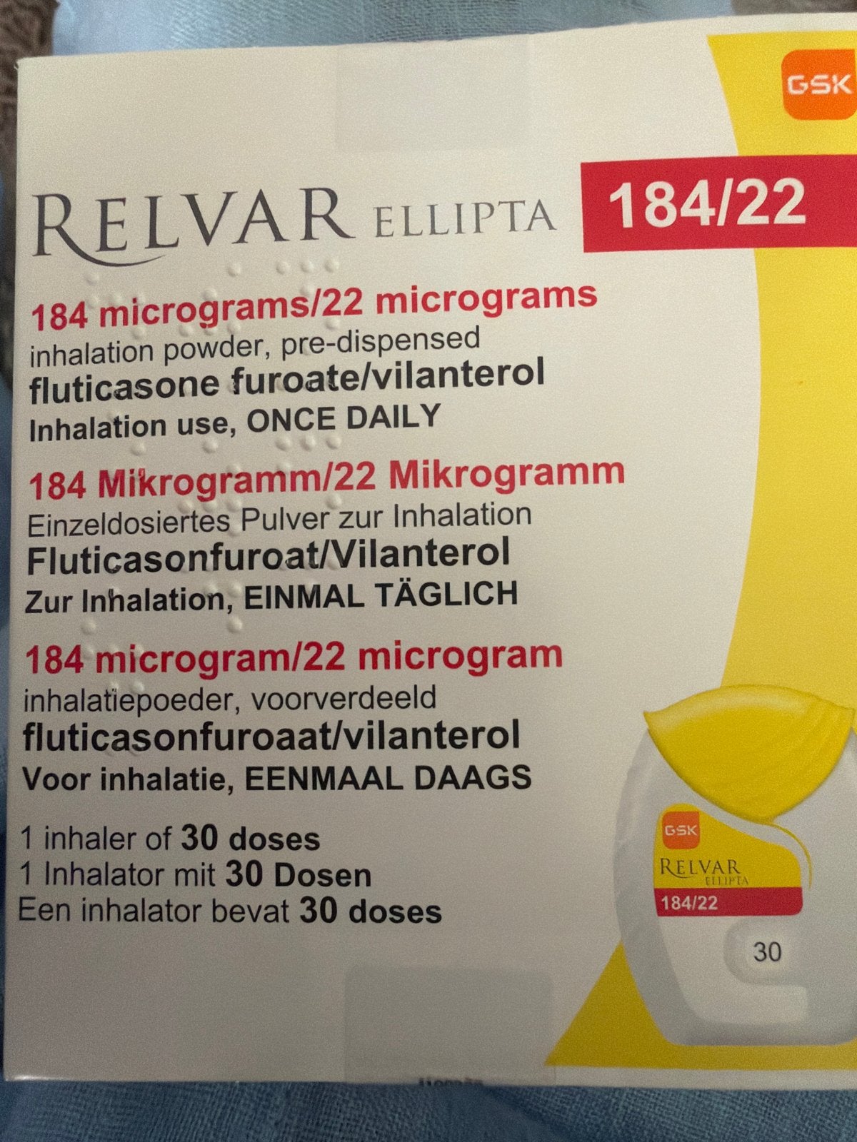 Astma inhalatoren 2x, Ophalen of Verzenden, Nieuw, Dieet en Voeding