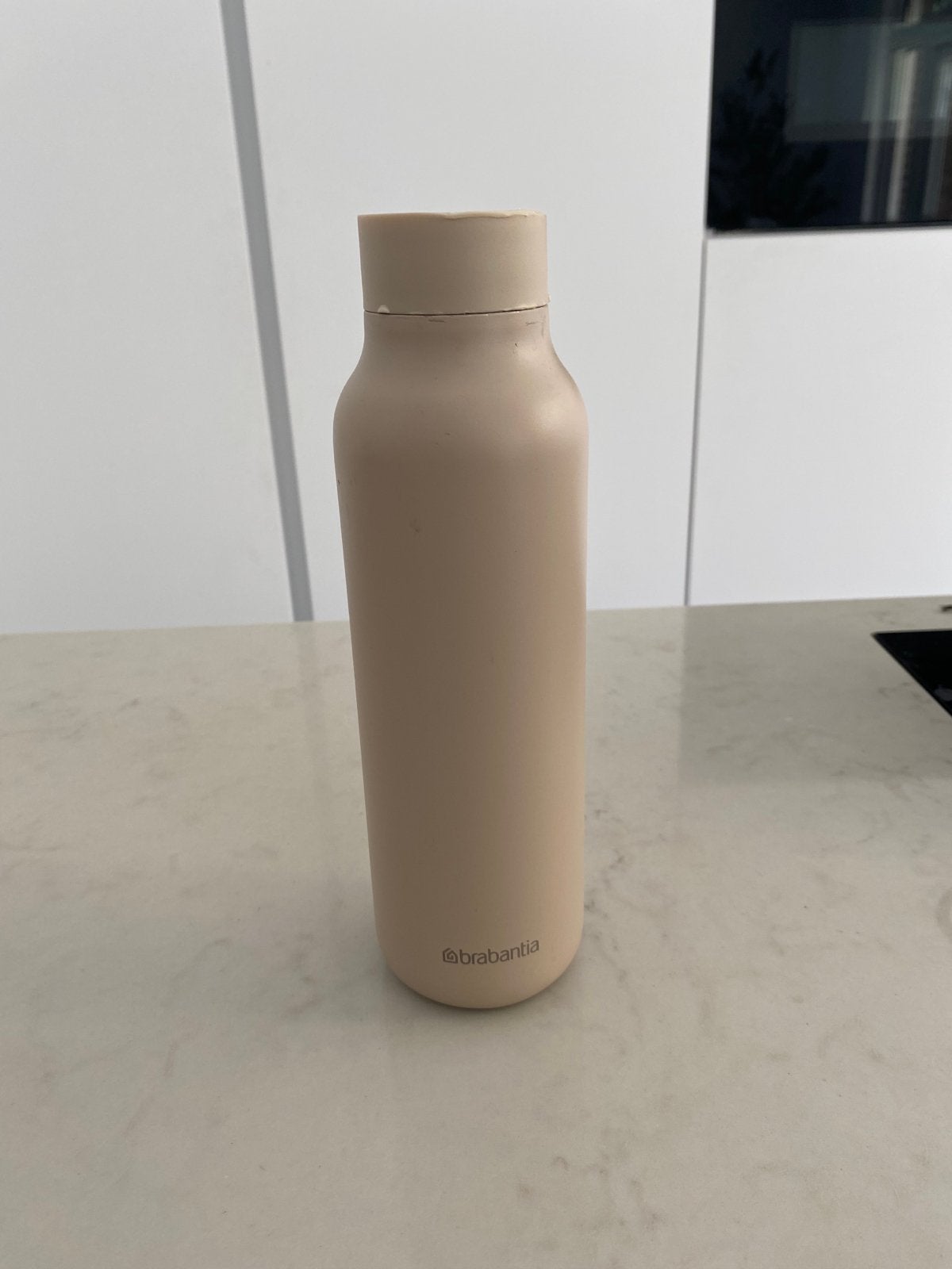 Brabantia waterfles - Beige, Beige, Ophalen of Verzenden, Metaal, Brabantia