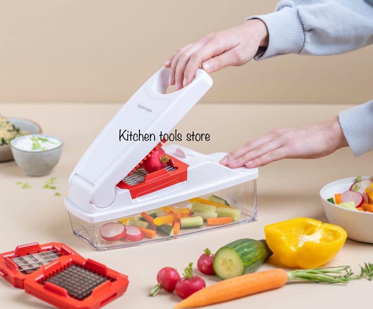 Tupperware superdicer blokjes mes groente frietsnijder, Ophalen of Verzenden, Nieuw, Overige typen
