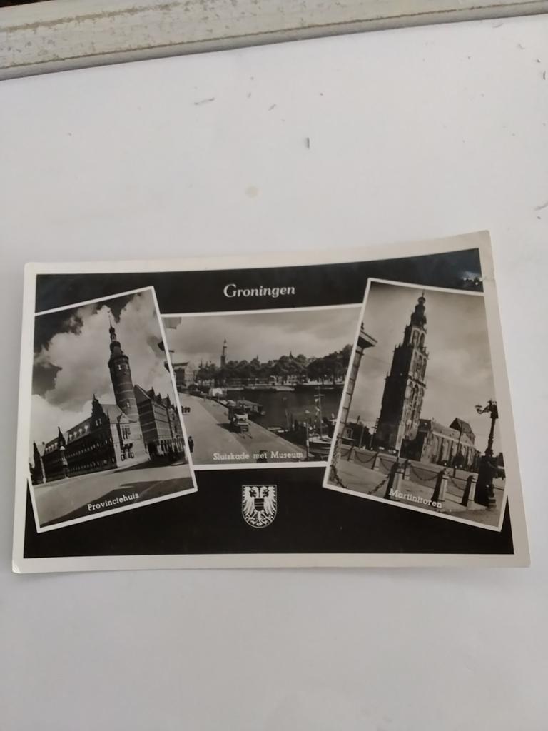 GRONINGEN. 1951, Verzamelen, Ansichtkaarten | Nederland, Ophalen of Verzenden, 1940 tot 1960, Groningen