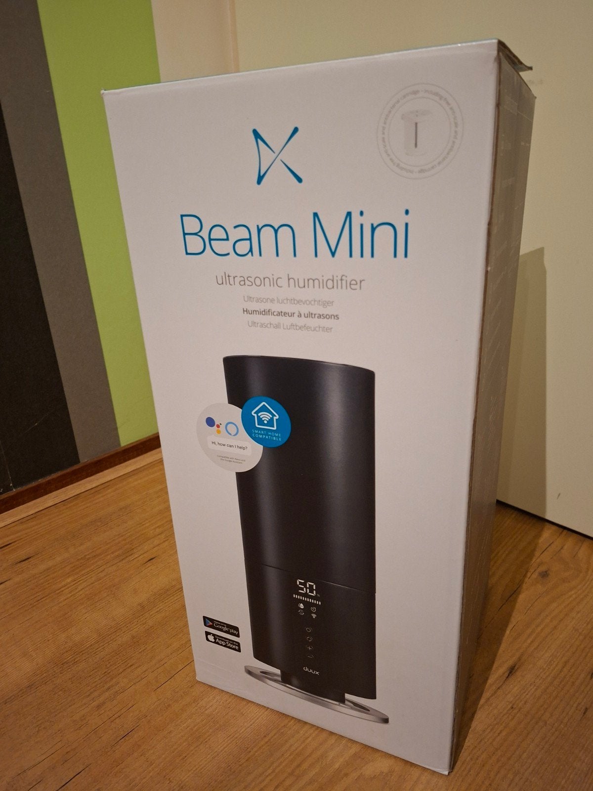Duux Beam Mini Ultrasone Luchtbevochtiger, Witgoed en Apparatuur, Luchtbehandelingsapparatuur, Ophalen of Verzenden, Zo goed als nieuw