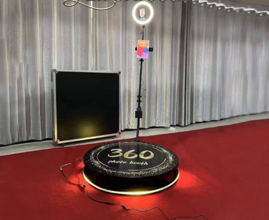 Photobooth 360 te huur €150,- per dag, Ophalen of Verzenden, Zo goed als nieuw, Overige