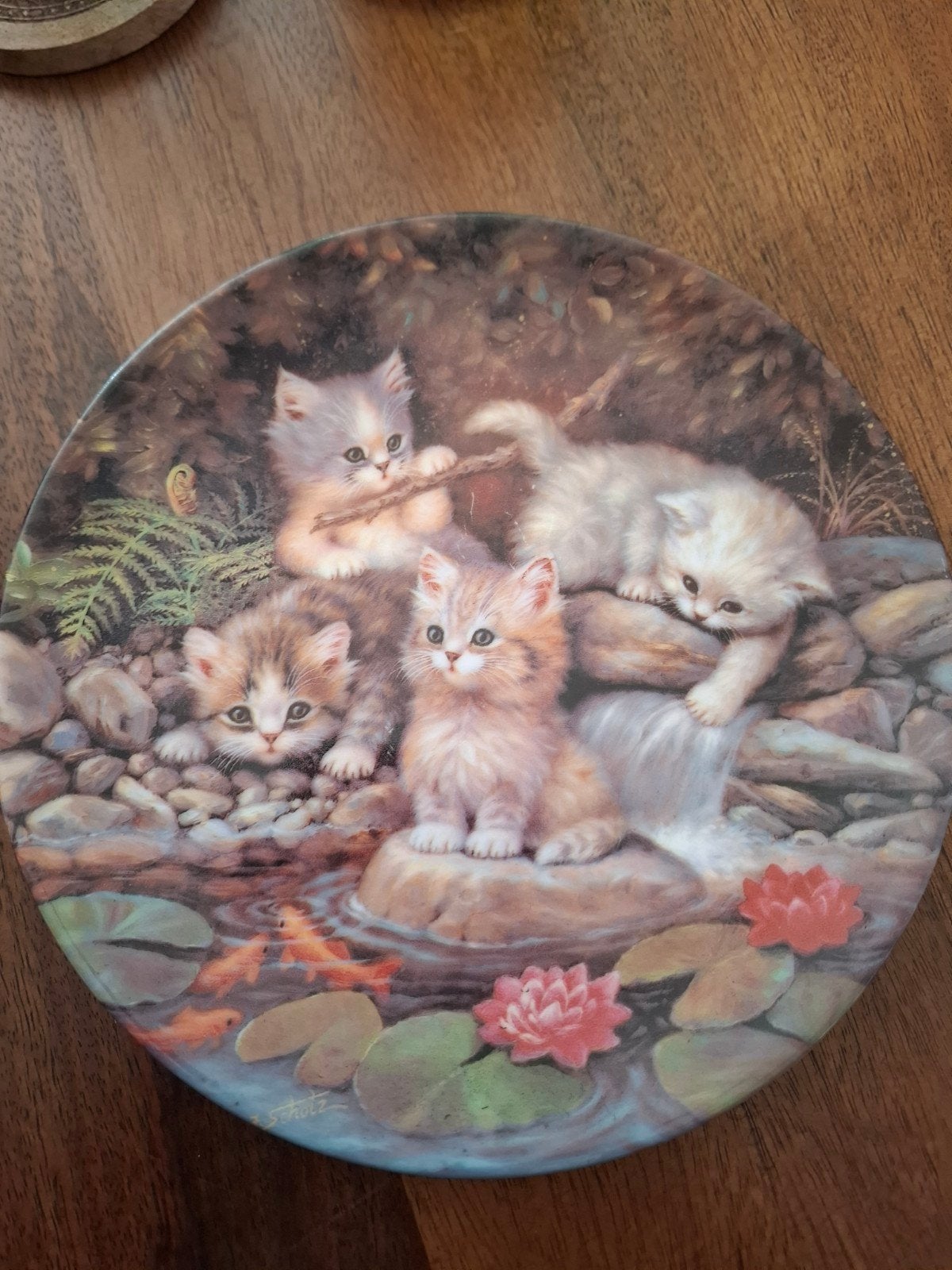 Bradex Kattenkinderen op Ontdekkingsreis Sierbord, Antiek en Kunst, Ophalen of Verzenden